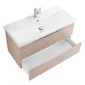Тумба с раковиной подвесная BelBagno MARINO-CER 80 Rovere Grigio, раковина белая MARINO-CER-800-2C-SO-RG-P