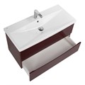 Тумба с раковиной подвесная BelBagno MARINO-CER 80 Bordo Lucido, раковина белая MARINO-CER-800-2C-SO-BRDL-P
