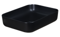Умывальник накладной MELANA - 50 см матовый черный, прямоуг. MLN-320353MB