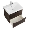 Тумба с раковиной подвесная BelBagno MARINO-CER 60 Rovere Nature Grigio, раковина белая MARINO-CER-600-2C-SO-RNG-P