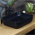 Умывальник накладной MELANA - 50 см матовый черный, прямоуг. MLN-320353MB