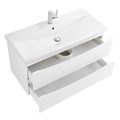 Тумба с раковиной подвесная BelBagno MARINO-CER 100 Bianco Lucido , раковина белая MARINO-CER-1000-2C-SO-BL-P