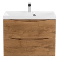 Тумба с раковиной подвесная BelBagno MARINO 60 Rovere Nature, раковина белая MARINO-600-2C-SO-RN-P;BB600/450-LV-MR-AST