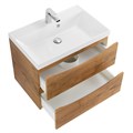 Тумба с раковиной подвесная BelBagno MARINO 60 Rovere Nature, раковина белая MARINO-600-2C-SO-RN-P;BB600/450-LV-MR-AST