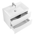 Тумба с раковиной подвесная BelBagno MARINO 60 Bianco Opaco, раковина белая MARINO-600-2C-SO-BO-P;BB600/450-LV-MR-AST