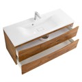 Тумба с раковиной подвесная BelBagno MARINO 110 Rovere Nature, раковина белая MARINO-1100-2C-SO-RN-P;BB1100/450-LV-MR-PR