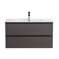 Тумба с раковиной подвесная BelBagno KRAFT 90 Темно-Серый Матовый, раковина BB900ETL KRAFT-900-2C-SO-GSO;BB900ETL