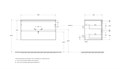 Тумба с раковиной подвесная BelBagno KRAFT 90 Еловый Матовый, раковина BB900ETL KRAFT-900-2C-SO-VO;BB900ETL