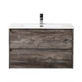 Тумба с раковиной подвесная BelBagno KRAFT 90 Pino Pasadena, раковина белая KRAFT-900-2C-SO-PP;BB900ETL