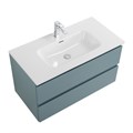 Тумба с раковиной подвесная BelBagno KRAFT 80 Голубой Матовый, раковина BB800ETL KRAFT-800-2C-SO-AO;BB800ETL