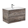 Тумба с раковиной подвесная BelBagno KRAFT 80 Pino Pasadena, раковина белая KRAFT-800-2C-SO-PP;BB800ETL