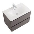 Тумба с раковиной подвесная BelBagno KRAFT 70 Темно-Серый Матовый, раковина BB-8099-70 KRAFT-700-2C-SO-GSO;BB-8099-70