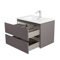 Тумба с раковиной подвесная BelBagno KRAFT 70 Темно-Серый Матовый, раковина BB700ETL KRAFT-700-2C-SO-GSO;BB700ETL
