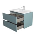 Тумба с раковиной подвесная BelBagno KRAFT 70 Голубой Матовый, раковина BB700ETL KRAFT-700-2C-SO-AO;BB700ETL