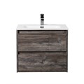 Тумба с раковиной подвесная BelBagno KRAFT 70 Pino Pasadena, раковина белая KRAFT-700-2C-SO-PP;BB700ETL