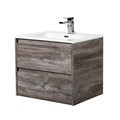 Тумба с раковиной подвесная BelBagno KRAFT 70 Pino Pasadena, раковина белая KRAFT-700-2C-SO-PP;BB700ETL