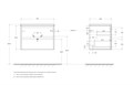 Тумба с раковиной подвесная BelBagno KRAFT 70 Pino Pasadena, раковина белая KRAFT-700-2C-SO-PP;BB700ETL