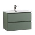 Тумба с раковиной подвесная BelBagno KRAFT 60 Еловый Матовый, раковина BB-8099-60 KRAFT-600-2C-SO-VO;BB-8099-60