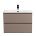 Тумба с раковиной подвесная BelBagno KRAFT 60 Бежевый матовый, раковина BB-8099-60 KRAFT-600-2C-SO-СO;BB-8099-60