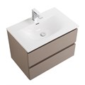 Тумба с раковиной подвесная BelBagno KRAFT 60 Бежевый матовый, раковина BB-8099-60 KRAFT-600-2C-SO-СO;BB-8099-60