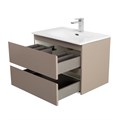 Тумба с раковиной подвесная BelBagno KRAFT 60 Бежевый матовый, раковина BB-8099-60 KRAFT-600-2C-SO-СO;BB-8099-60