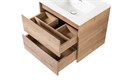 Тумба с раковиной подвесная BelBagno KRAFT 60 Rovere Tabacco, раковина белая KRAFT-600-2C-SO-RT;BB600ETL
