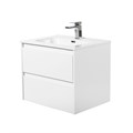 Тумба с раковиной подвесная BelBagno KRAFT 60 Bianco Opaco, раковина белая KRAFT-600-2C-SO-BO;BB600ETL
