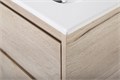 Тумба с раковиной подвесная BelBagno KRAFT 50 Rovere Galifax Bianco, раковина белая KRAFT-500-2C-SO-RGB;BB500ETL
