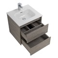 Тумба с раковиной подвесная BelBagno KRAFT 50 Cemento Grigio, раковина белая KRAFT-500-2C-SO-CG;BB500ETL