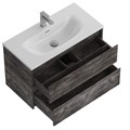 Тумба с раковиной подвесная BelBagno KRAFT 39 80 Pino Pasadena, раковина белая BB-8099-3-80 KRAFT 39-800/390-2C-SO-PP;BB-8099-3-80
