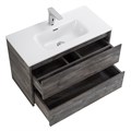 Тумба с раковиной подвесная BelBagno KRAFT 39 80 Pino Pasadena, раковина белая KRAFT 39-800/390-2C-SO-PP;BB800/390ETL