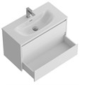 Тумба с раковиной подвесная BelBagno KRAFT 39 80 Bianco Opaco, раковина белая BB-8099-3-80 KRAFT 39-800/390-2C-SO-BO;BB-8099-3-80