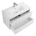 Тумба с раковиной подвесная BelBagno KRAFT 39 80 Bianco Opaco, раковина белая KRAFT 39-800/390-2C-SO-BO;BB800/390ETL