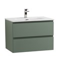 Тумба с раковиной подвесная BelBagno KRAFT 39 70 Еловый Матовый, раковина BB700/390ETL KRAFT 39-700/390-2C-SO-VO;BB700/390ETL