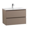 Тумба с раковиной подвесная BelBagno KRAFT 39 70 Бежевый матовый, раковина BB700/390ETL KRAFT 39-700/390-2C-SO-СO;BB700/390ETL