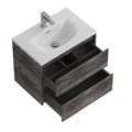 Тумба с раковиной подвесная BelBagno KRAFT 39 70 Pino Pasadena, раковина белая BB-8099-3-70 KRAFT 39-700/390-2C-SO-PP;BB-8099-3-70