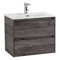 Тумба с раковиной подвесная BelBagno KRAFT 39 70 Pino Pasadena, раковина белая KRAFT 39-700/390-2C-SO-PP;BB700/390ETL