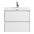 Тумба с раковиной подвесная BelBagno KRAFT 39 70 Bianco Opaco, раковина белая KRAFT 39-700/390-2C-SO-BO;BB700/390ETL