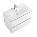 Тумба с раковиной подвесная BelBagno KRAFT 39 60 Bianco Opaco, раковина BB-8099-3-60 KRAFT 39-600/390-2C-SO-BO;BB-8099-3-60