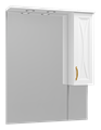 Амбра - 80 зеркало-шкаф прав. (свет) П-Амб0280-0322ЯП