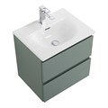 Тумба с раковиной подвесная BelBagno KRAFT 39 50 Еловый Матовый, раковина BB-8099-3-50 KRAFT 39-500/390-2C-SO-VO;BB-8099-3-50