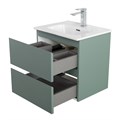 Тумба с раковиной подвесная BelBagno KRAFT 39 50 Еловый Матовый, раковина BB500/390ETL KRAFT 39-500/390-2C-SO-VO;BB500/390ETL