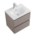 Тумба с раковиной подвесная BelBagno KRAFT 39 50 Бежевый матовый, раковина BB-8099-3-50 KRAFT 39-500/390-2C-SO-СO;BB-8099-3-50