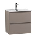 Тумба с раковиной подвесная BelBagno KRAFT 39 50 Бежевый матовый, раковина BB500/390ETL KRAFT 39-500/390-2C-SO-СO;BB500/390ETL