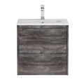 Тумба с раковиной подвесная BelBagno KRAFT 39 50 Pino Pasadena, раковина белая BB-8099-3-50 KRAFT 39-500/390-2C-SO-PP;BB-8099-3-50