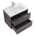 Тумба с раковиной подвесная BelBagno KRAFT 39 50 Pino Pasadena, раковина белая KRAFT 39-500/390-2C-SO-PP;BB500/390ETL