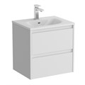 Тумба с раковиной подвесная BelBagno KRAFT 39 50 Bianco Opaco, раковина белая BB-8099-3-50 KRAFT 39-500/390-2C-SO-BO;BB-8099-3-50