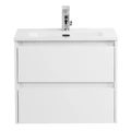 Тумба с раковиной подвесная BelBagno KRAFT 39 50 Bianco Opaco, раковина белая KRAFT 39-500/390-2C-SO-BO;BB500/390ETL