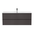 Тумба с раковиной подвесная BelBagno KRAFT 120 Темно-Серый Матовый, раковина BB-8099-120 KRAFT-1200-2C-SO-GSO;BB-8099-120