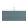 Тумба с раковиной подвесная BelBagno KRAFT 120 Голубой Матовый, раковина BB-8099-120 KRAFT-1200-2C-SO-AO;BB-8099-120